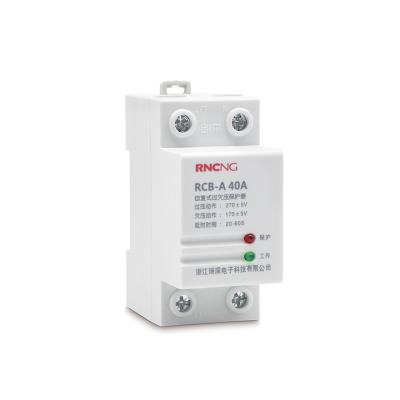 Self resetting overvoltage and undervoltage delay protector, type A