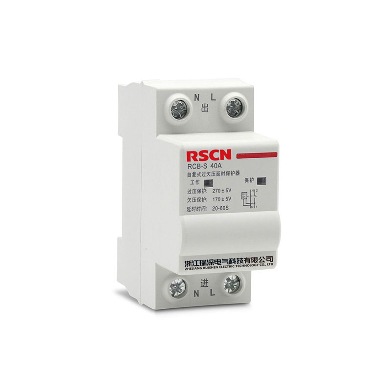Self resetting overvoltage and undervoltage protector RCB-S 40A